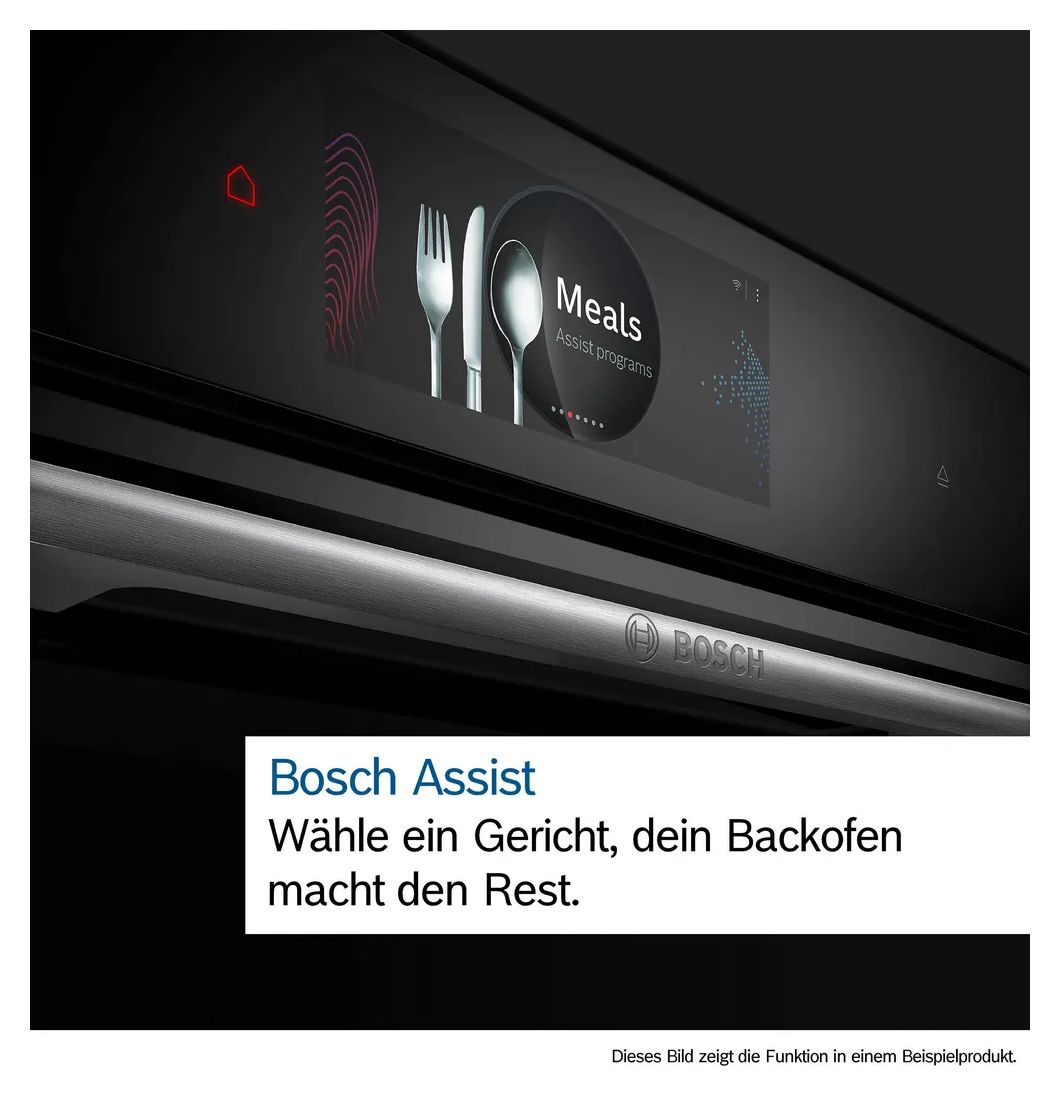 HBD876AS84 (HBG972KB1 + PVW895HC1E) Backofen-Set groß AutoClean Ecoclean mit autarkem 80 cm Induktions Kochfeld 