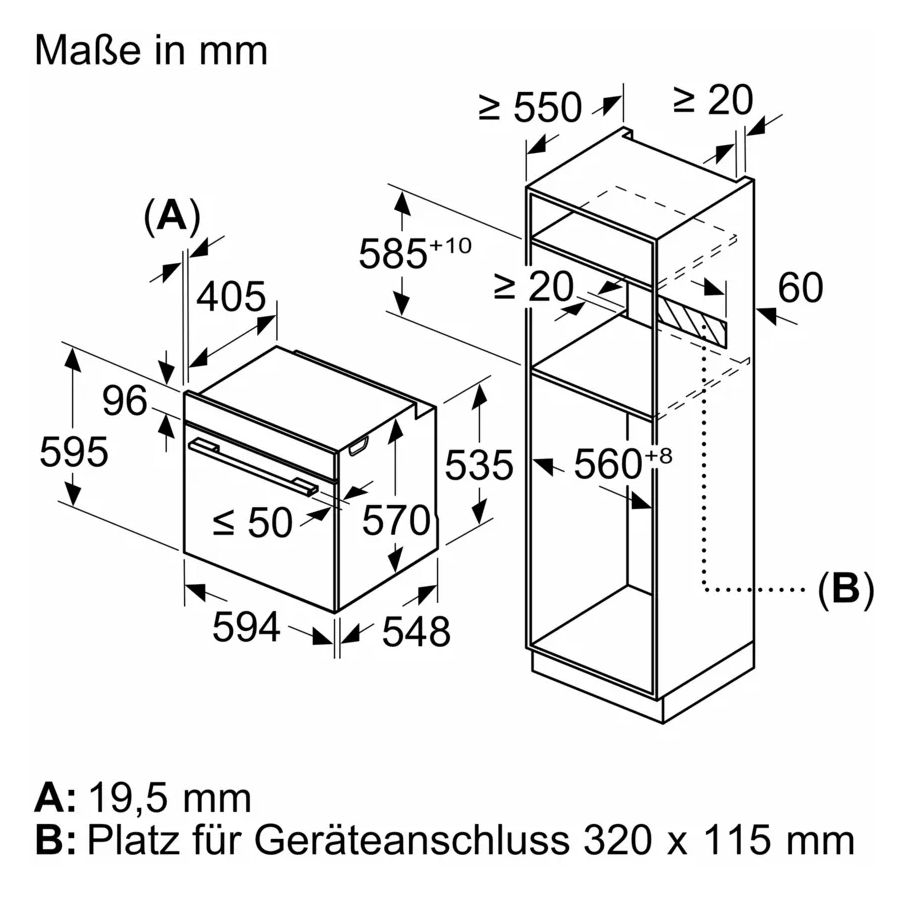 HBDMATTK01 (HBA4340B3 + PVW89BHC1E) Backofen-Set groß AutoClean mit autarkem 79,2 cm Induktions Kochfeld 