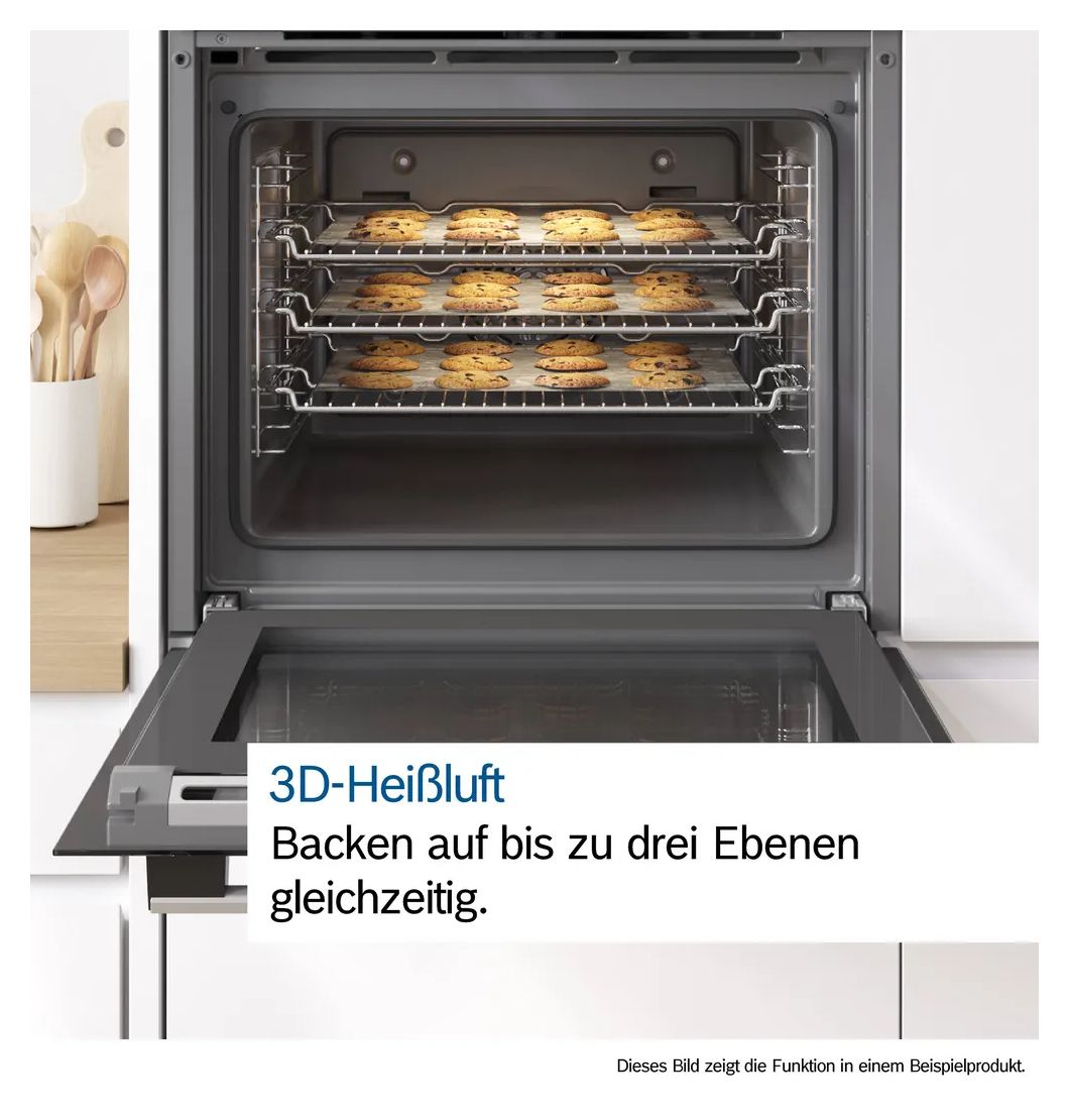 HBDPROTEC2 (HBA4720B3 + PVW890HC1E) Backofen-Set groß AutoClean mit autarkem 80 cm Induktions Kochfeld 