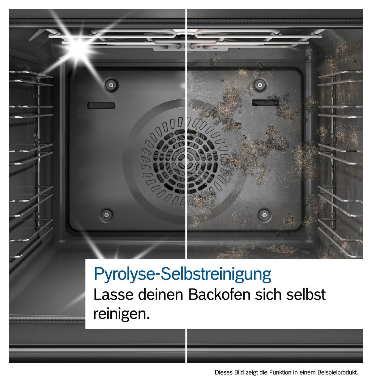 Serie 8 HBG7764BG Einbaubackofen groß AutoClean (Schwarz) 