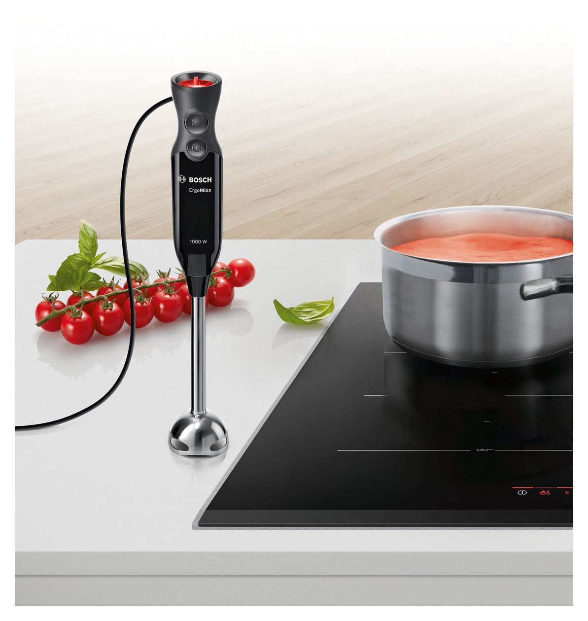 MS6CB6110 ErgoMixx Stabmixer 1000 W 12 Stufen  (Anthrazit, Schwarz) 