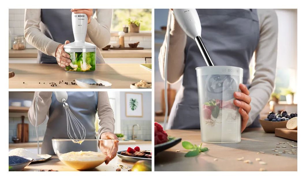 MSM24500 CleverMixx Stabmixer 400 W  (Rot, Weiß) 