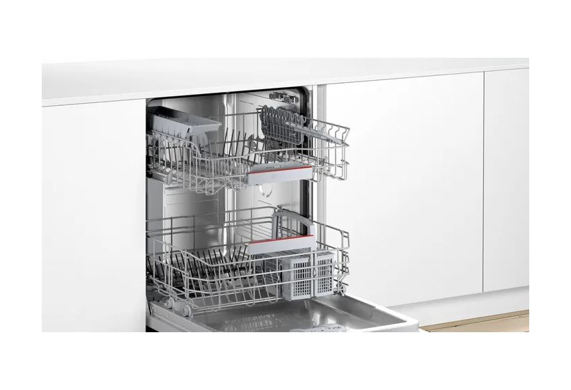 Serie 4 SBV4EB806E 60 cm Geschirrspüler vollintegriert (ohne Front) sehr leise 13 Maßgedecke aquaStop Funktion Wärmetauscher 