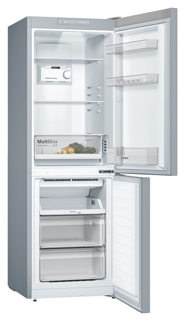 Serie 2 KGN33NLEB 193 l / 89 l Kühl-Gefrierkombi freistehend 237 kWh Jahr  (Edelstahl) 