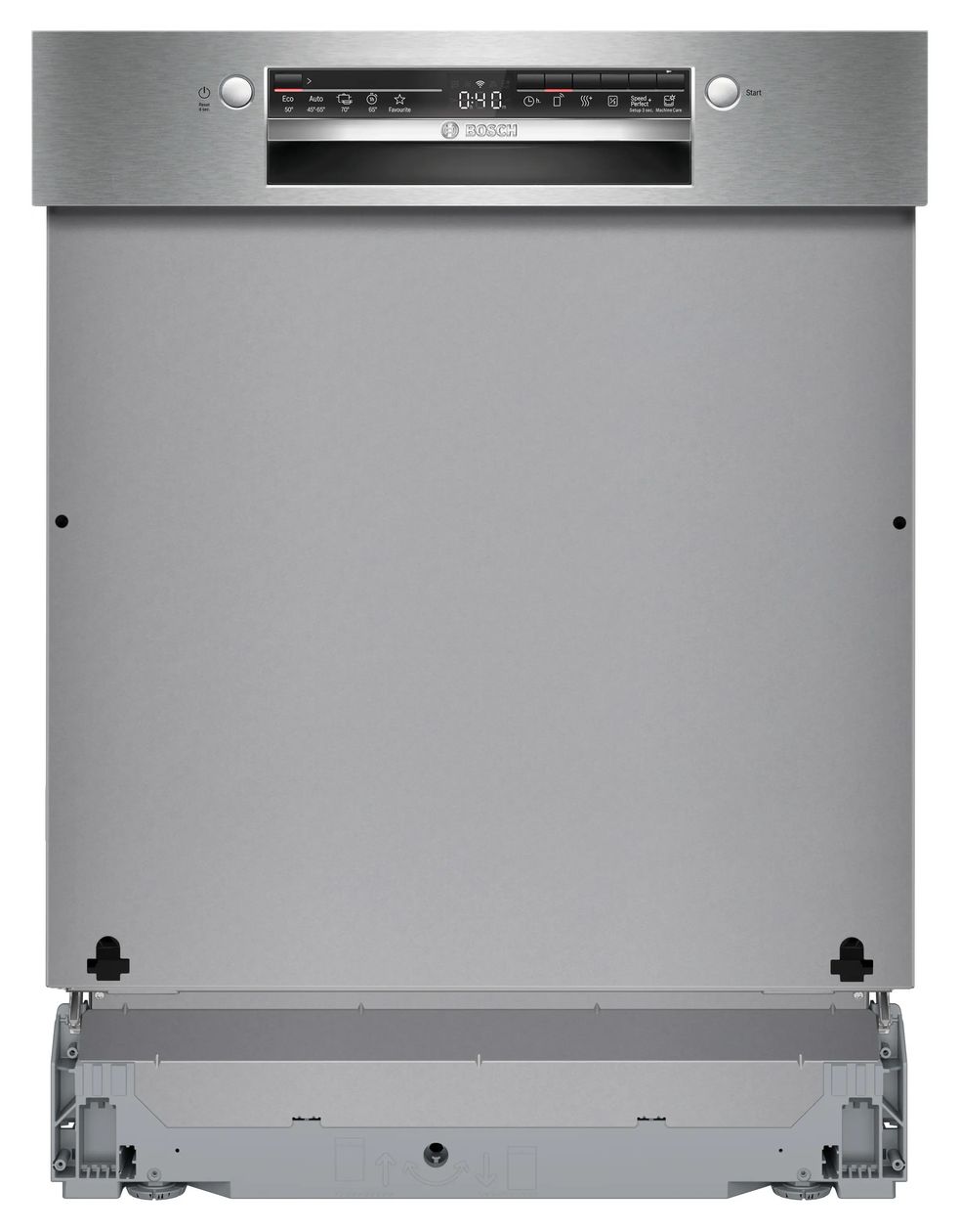Serie 2 SMI2HVS06E 60 cm Geschirrspüler teilintegriert (ohne Front) leise 14 Maßgedecke aquaStop Funktion Wärmetauscher 