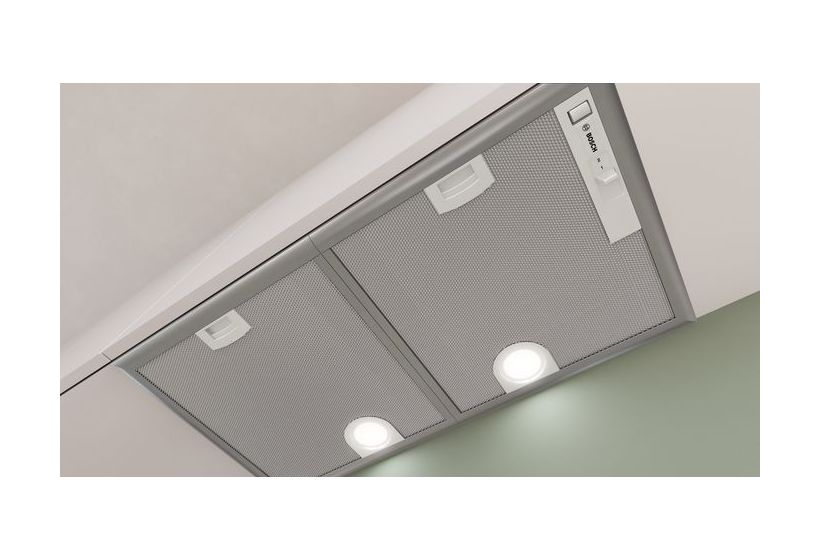 Serie 4 DHL755BM Lüfterbaustein Abluft/Umluft Dunstabzugshaube/Esse Einbau 70 cm (Metallisch, Silber) 