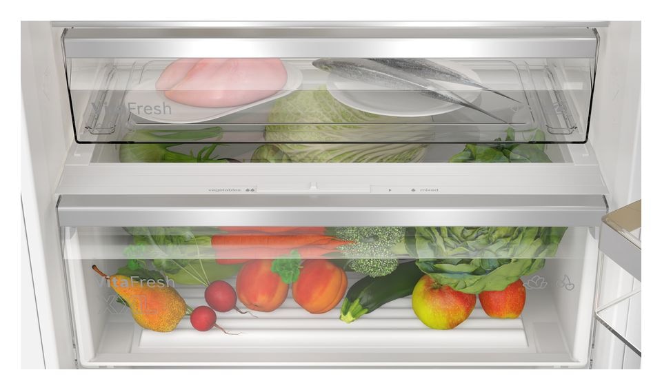 Serie 4 KBN96VFE0 285 l / 98 l 194 cm Einbau Kühl-/Gefrierkombination 256 kWh NoFrost 