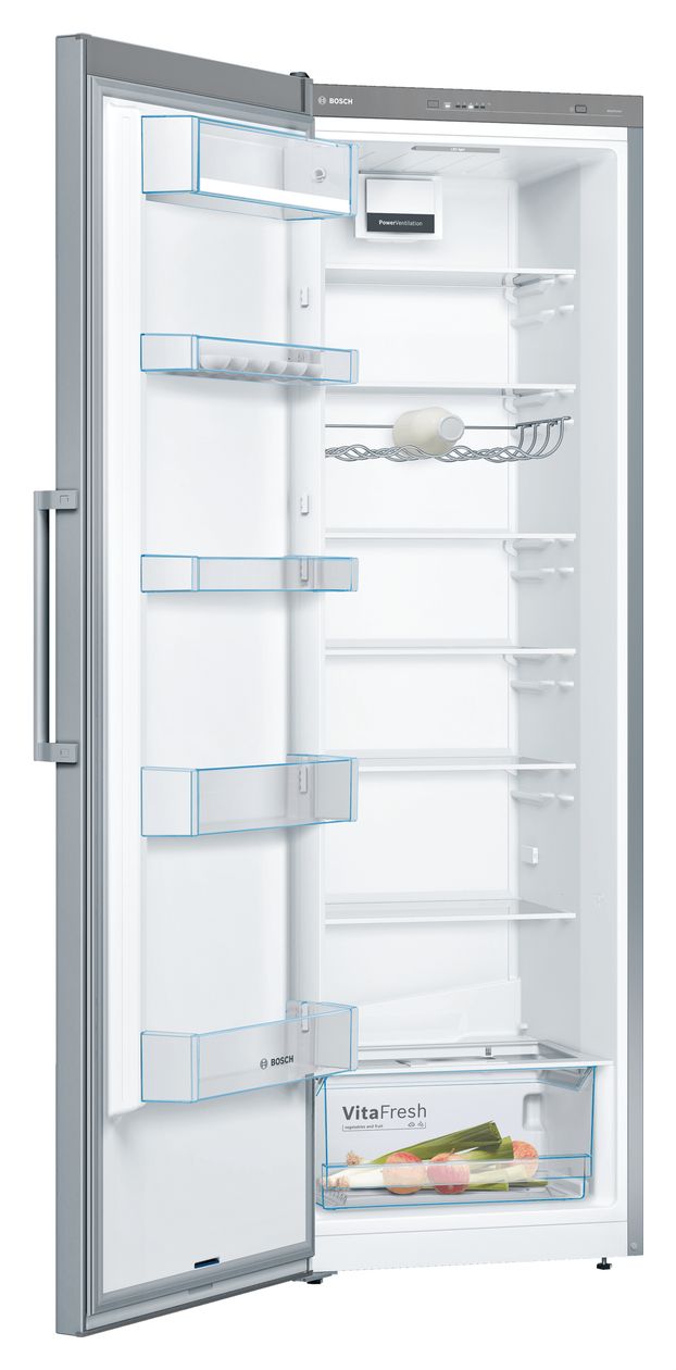 Serie 4 KSV36VLDP 346 l / 346 l Kühlschrank freistehend EEK: D 93 kWh Jahr  (Edelstahl) 