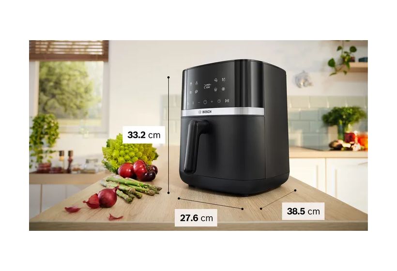 Serie 4 MAFS2462B Heißluftfritteuse 6,1 l 2050 W  (Schwarz) 