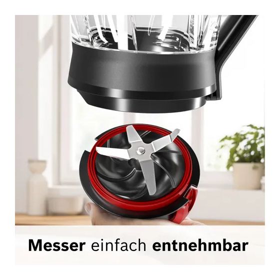 Serie 4 MMB4192B VitaPower 1,5 l Standmixer 2 Stufen 1200 W  (Schwarz) 