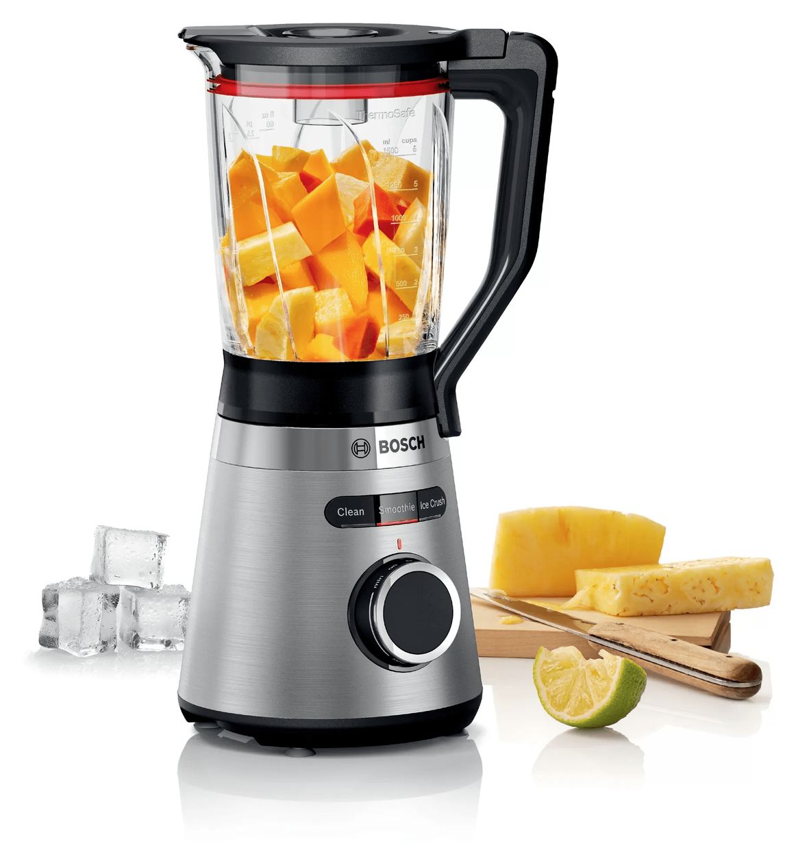 Serie 4 MMB6382M Standmixer 1200 W  (Schwarz, Edelstahl) 