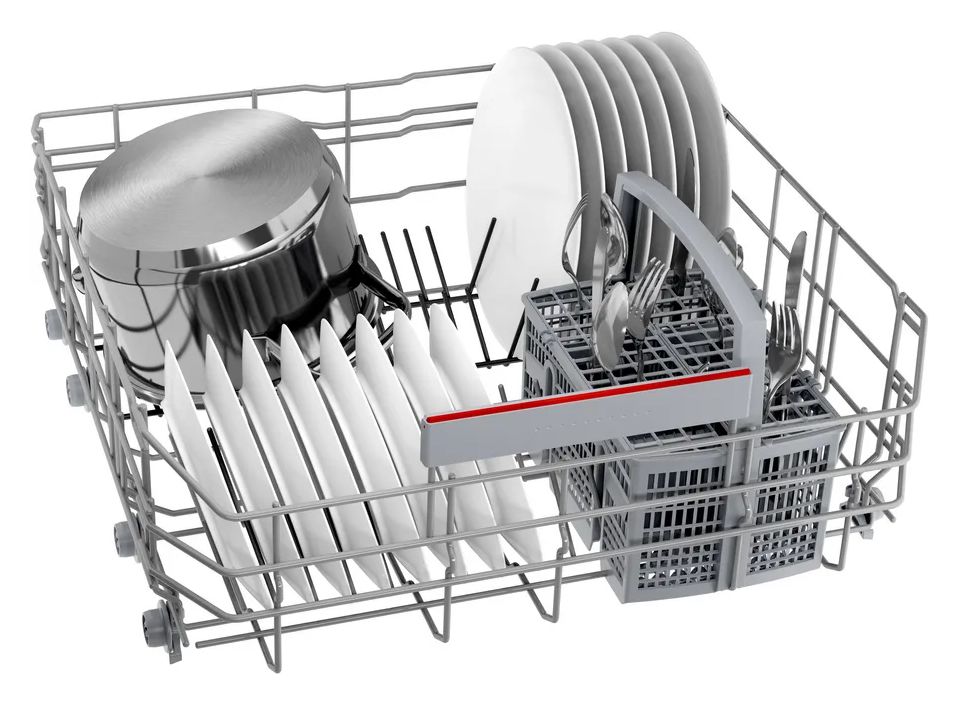 Serie 4 SMU4EBS03D 60 cm Geschirrspüler freistehend Sehr leise 13 Maßgedecke aquaStop Funktion Wärmetauscher/EfficientDry 