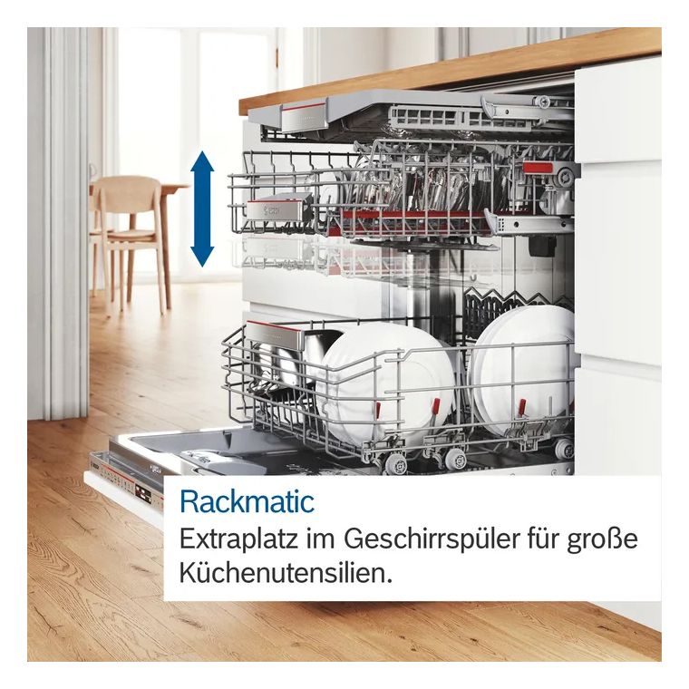 Serie 4 SMU4EUS00D 60 cm Geschirrspüler unterbaufähig Leise 13 Maßgedecke aquaStop Funktion Wärmetauscher 