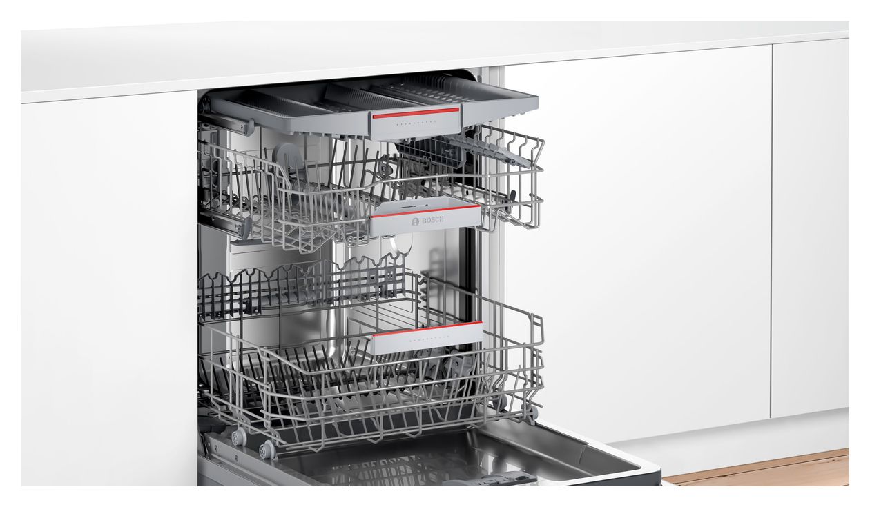 Serie 4 SMV4ECX28E 60 cm Geschirrspüler vollintegriert (ohne Front) Sehr leise 14 Maßgedecke aquaStop Funktion Heat exchanger/Drying assistant 