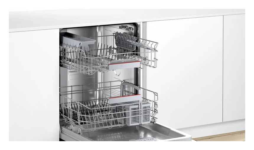 Serie 4 SMV4HBX02D 60 cm Geschirrspüler vollintegriert (ohne Front) Sehr leise 13 Maßgedecke aquaStop Funktion Wärmetauscher 