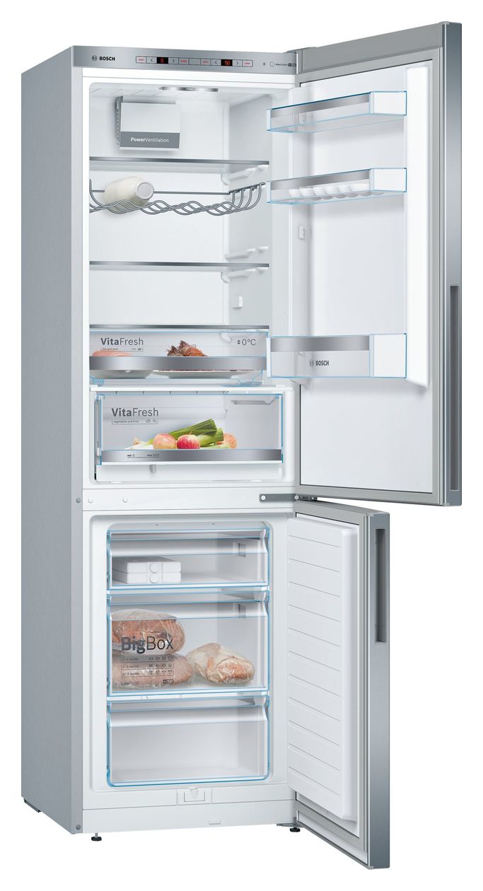 Serie 6 KGE36AICA 214 l / 94 l Kühl-Gefrierkombi freistehend 149 kWh Jahr  (Edelstahl) 