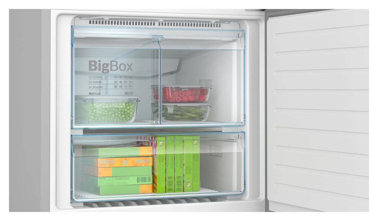 Serie 6 KGN76AXDR 406 l / 120 l Kühl-Gefrierkombi freistehend NoFrost 219 kWh Jahr  (Schwarz) 