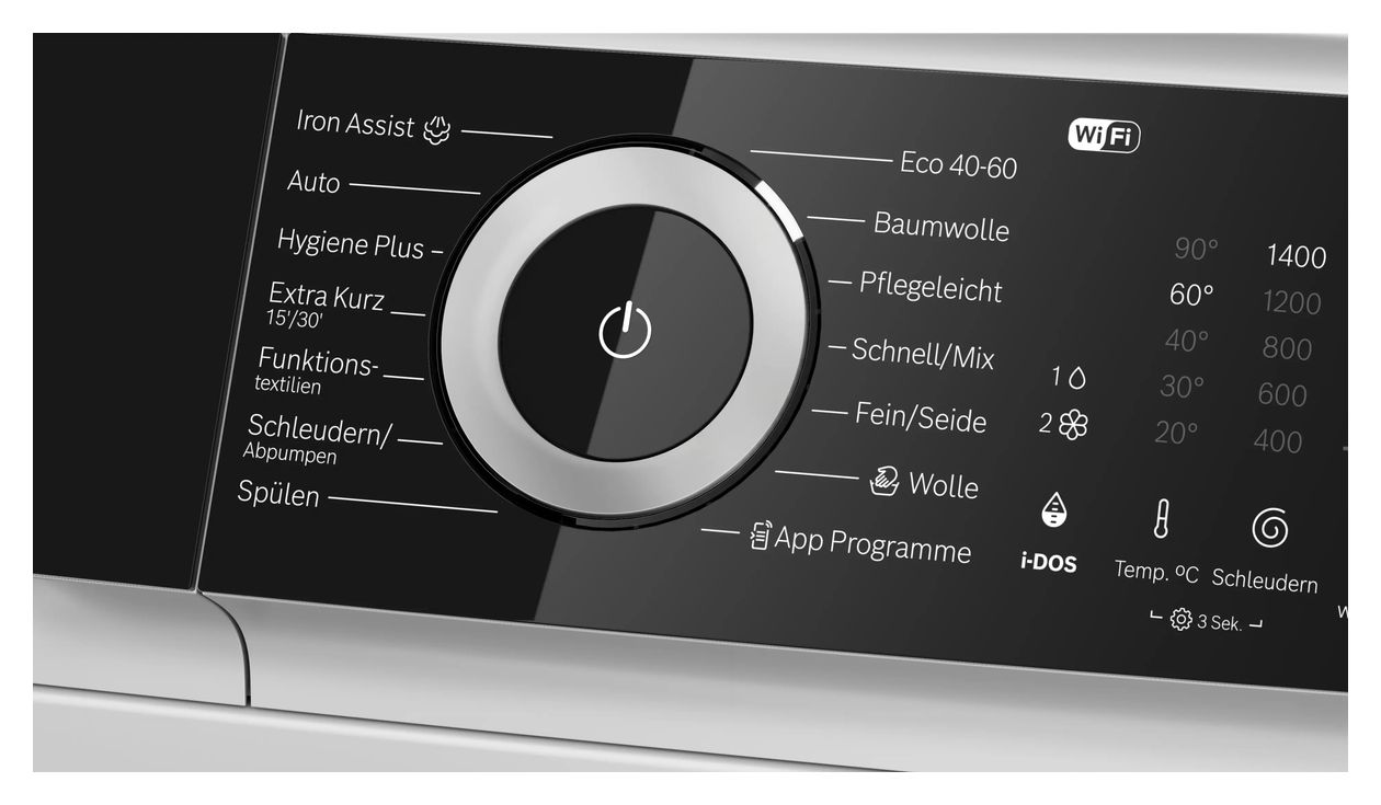 Serie 6 WGN244A91 9 kg Frontlader Waschmaschine 1400 U/min aquaStop Funktion  (Weiß) 