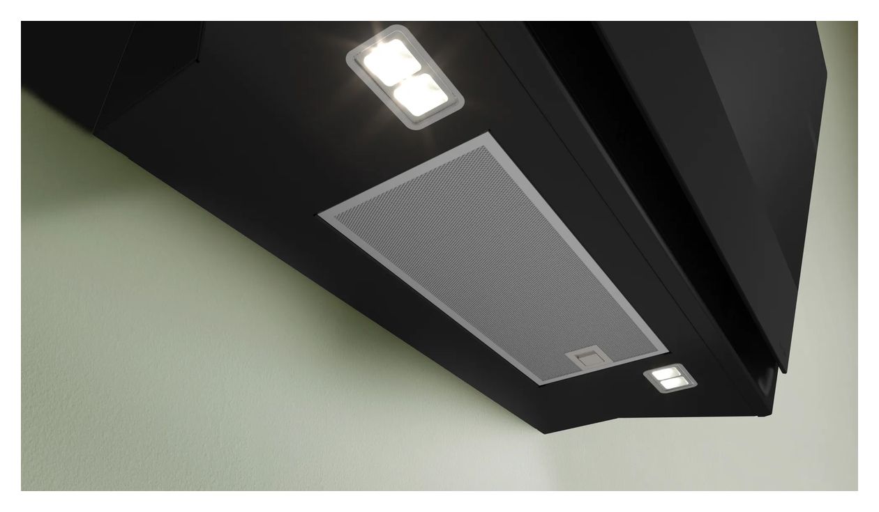 Serie 8 DWK81AN65 Dunstabzugshaube Wand 80 cm Abluft/Umluft (Schwarz) 