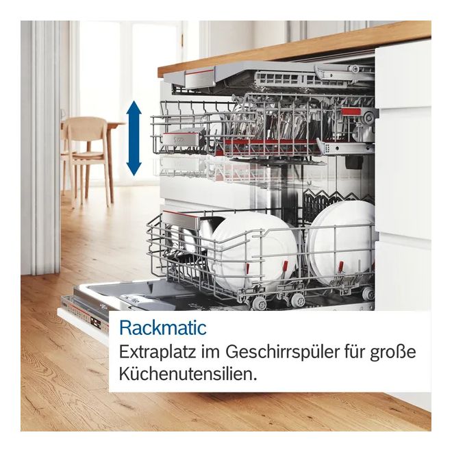 Serie 8 SBD8TCX04E 60 cm Geschirrspüler vollintegriert (ohne Front) Sehr leise 14 Maßgedecke aquaStop Funktion Zeolithe 
