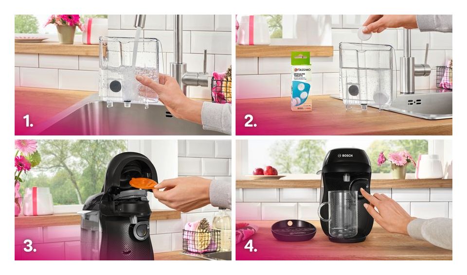 TAS102E Tassimo Happy friendly Kaffeekapsel Maschine  (Schwarz) 