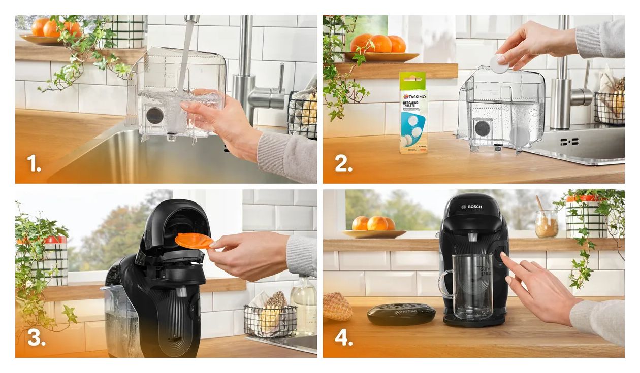 TAS112E Tassimo Style friendly Kaffeekapsel Maschine  (Schwarz) 