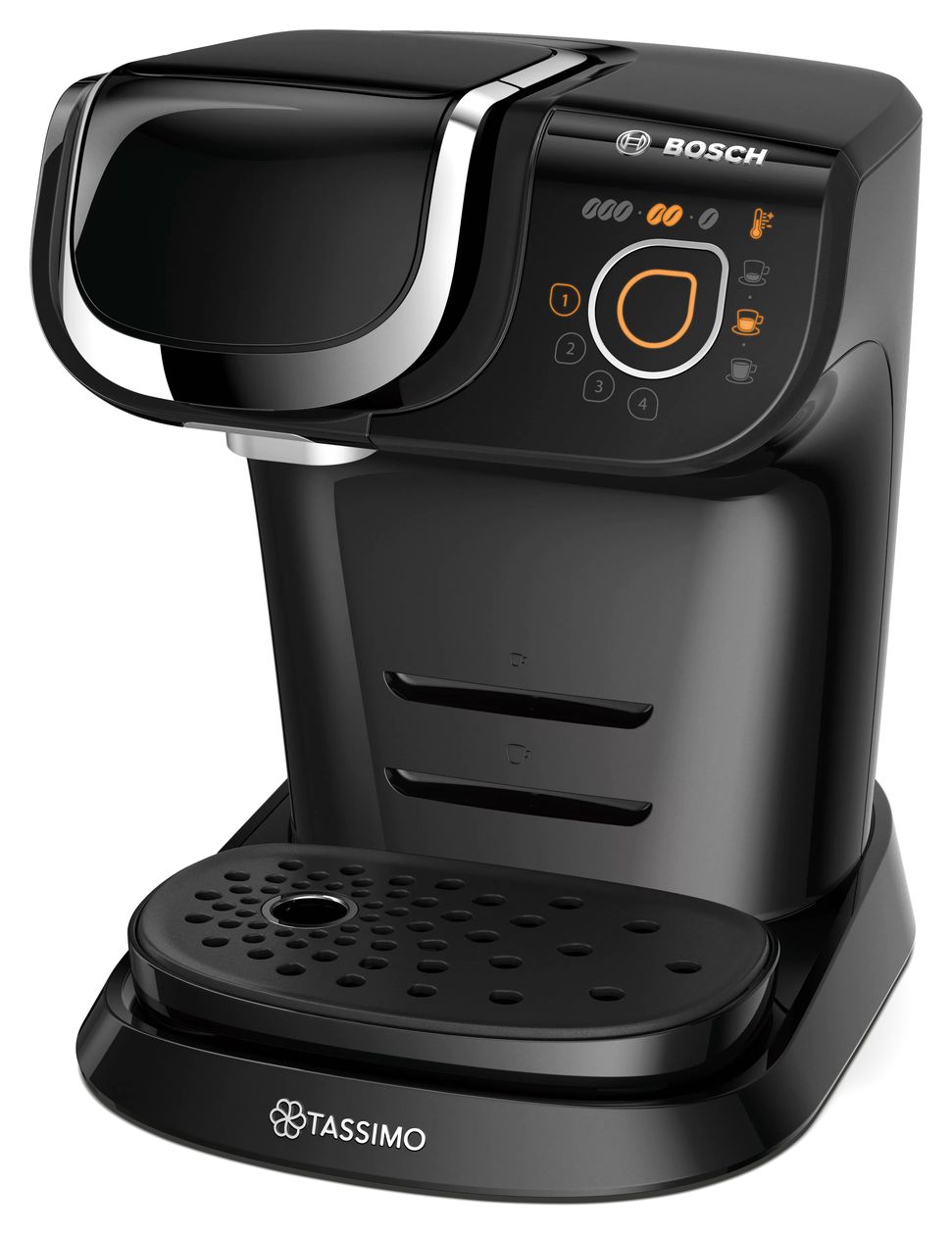 TAS6502 Tassimo My Way 2 Kaffeekapsel Maschine  (Schwarz, Chrom) 