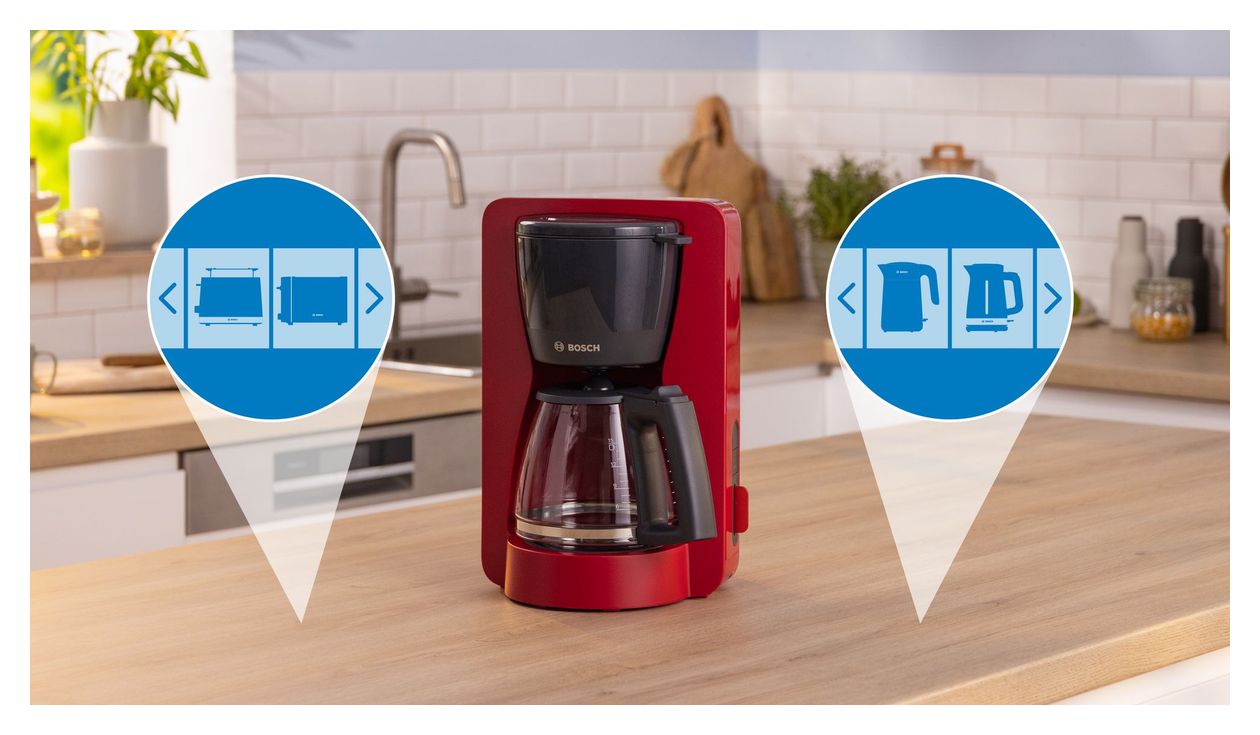 TKA3M134 MyMoment 15 Tassen Filterkaffeemaschine 1,4 l  (Rot) 
