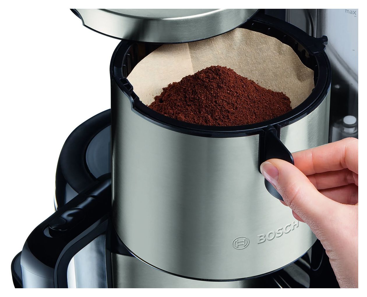 TKA8A683 Styline 8 Tassen Thermo Filterkaffeemaschine 1,1 l  (Schwarz, Edelstahl) 