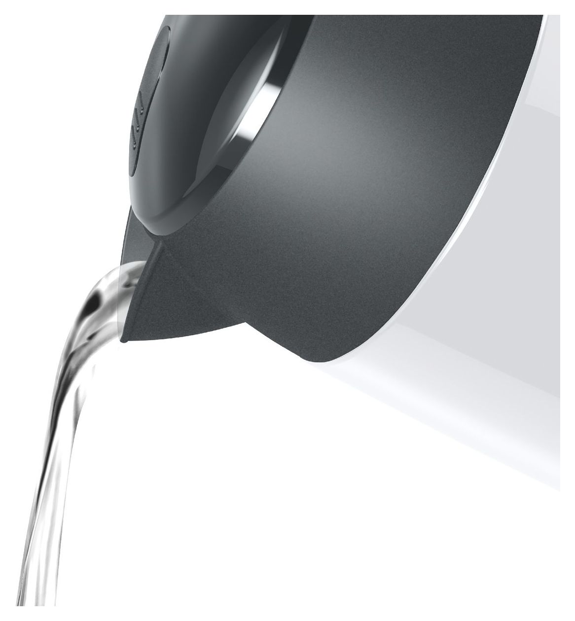 TWK3P421 DesignLine 1,7 l Wasserkocher 2400 W  (Schwarz, Weiß) 