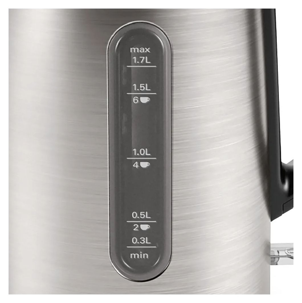 TWK4P440 DesignLine 1,7 l Wasserkocher 2400 W  (Schwarz, Edelstahl) 