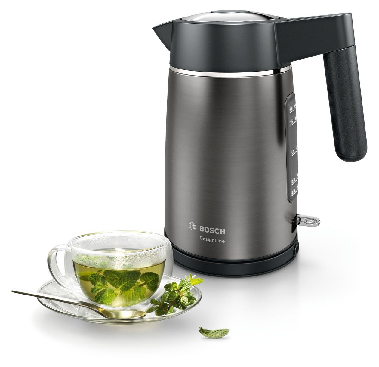 TWK5P475 DesignLine 1,7 l Wasserkocher 2400 W  (Grau) 
