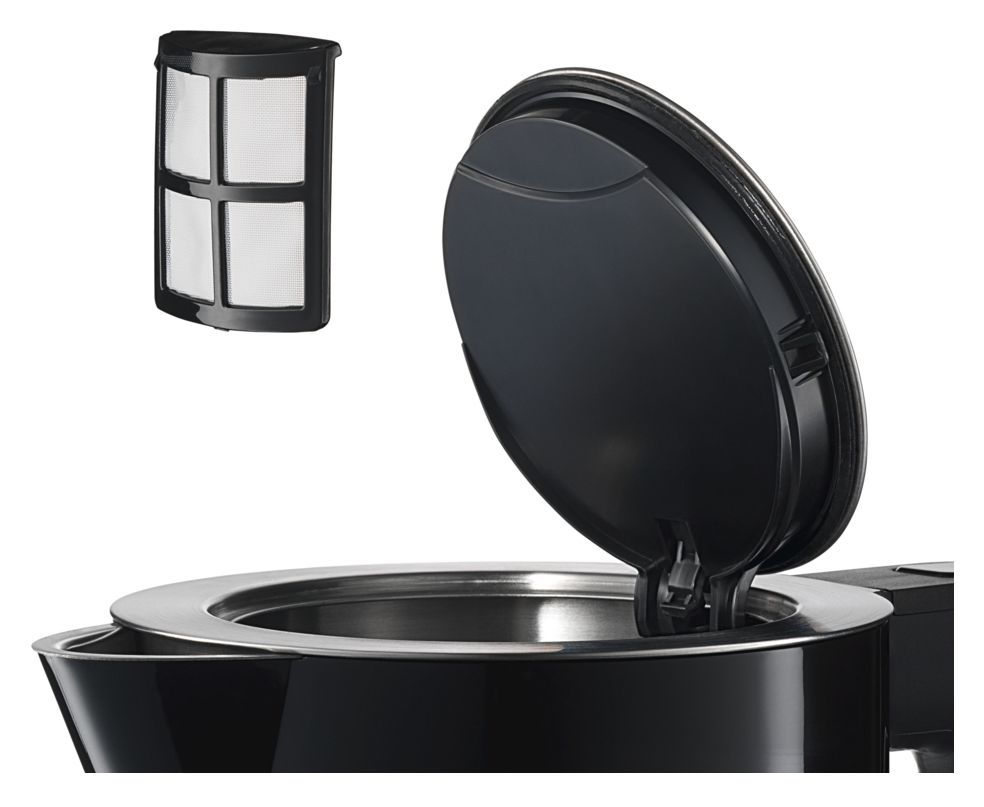TWK7203 1,7 l Wasserkocher 1850 W  (Schwarz, Edelstahl) 