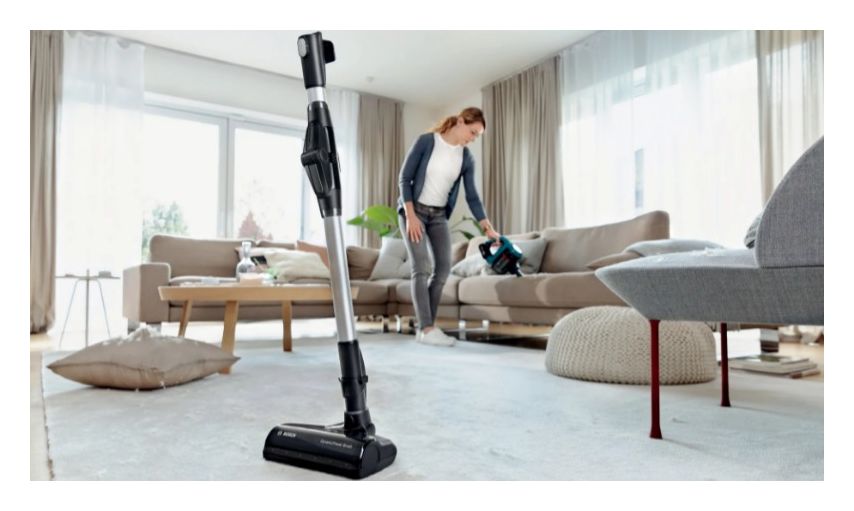 Unlimited 7 BSS71125AH Handstaubsauger Beutellos bis 35 min Laufzeit 18 V  (Schwarz, Blau) 