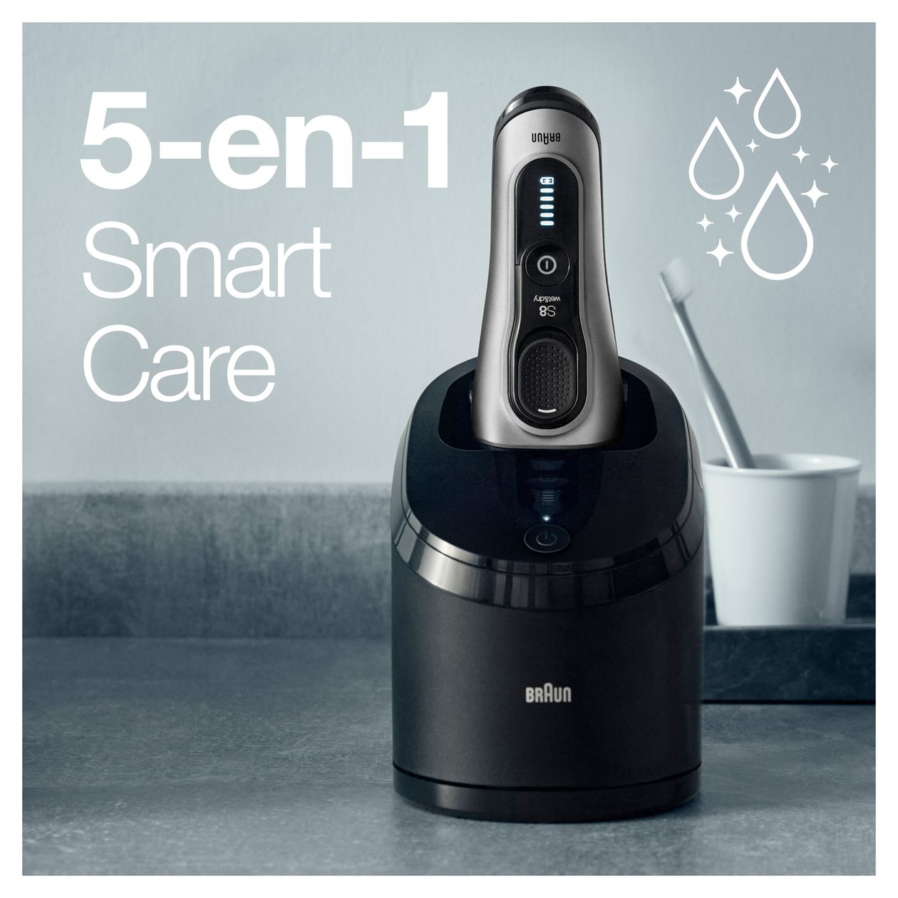 Series 8 8467cc Nass&Trocken Rasierer Lithium-Ion (Li-Ion) 