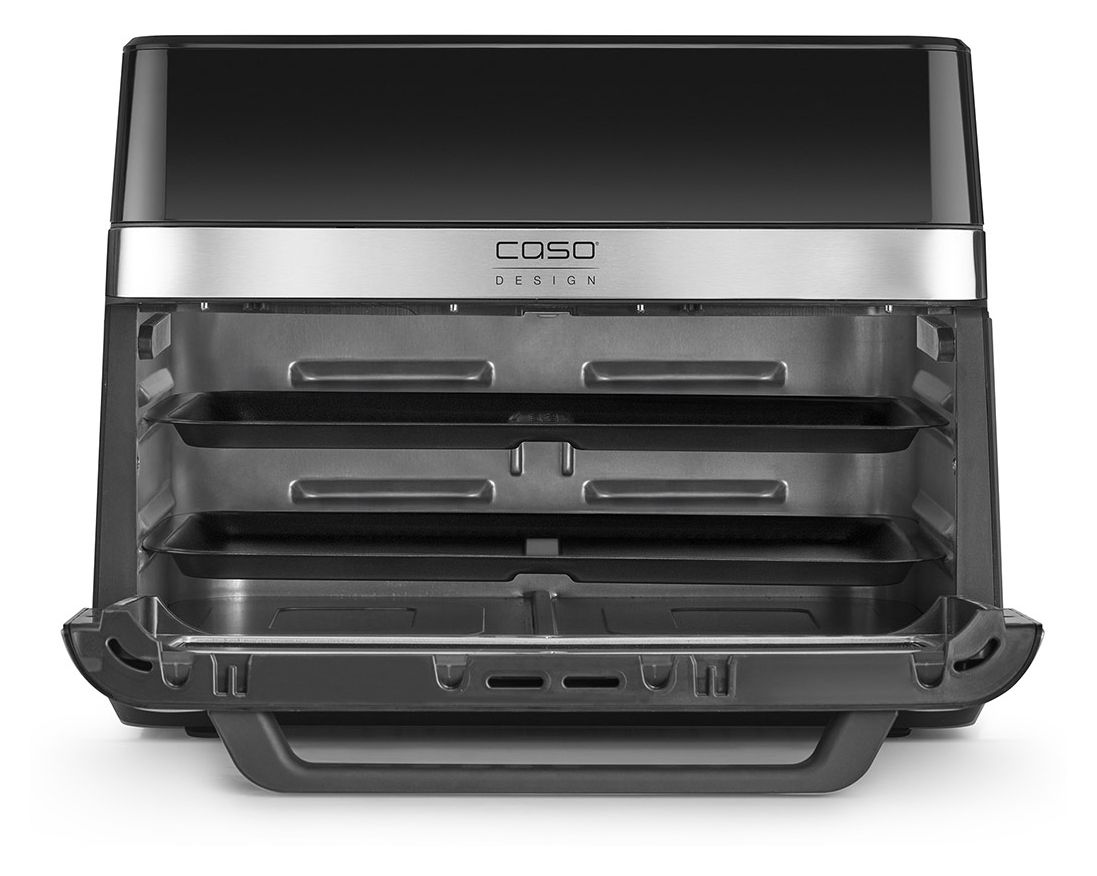 3186 AirFry DuoChef Doppel Heißluftfritteuse 14 l 2200 W  (Schwarz, Silber) 