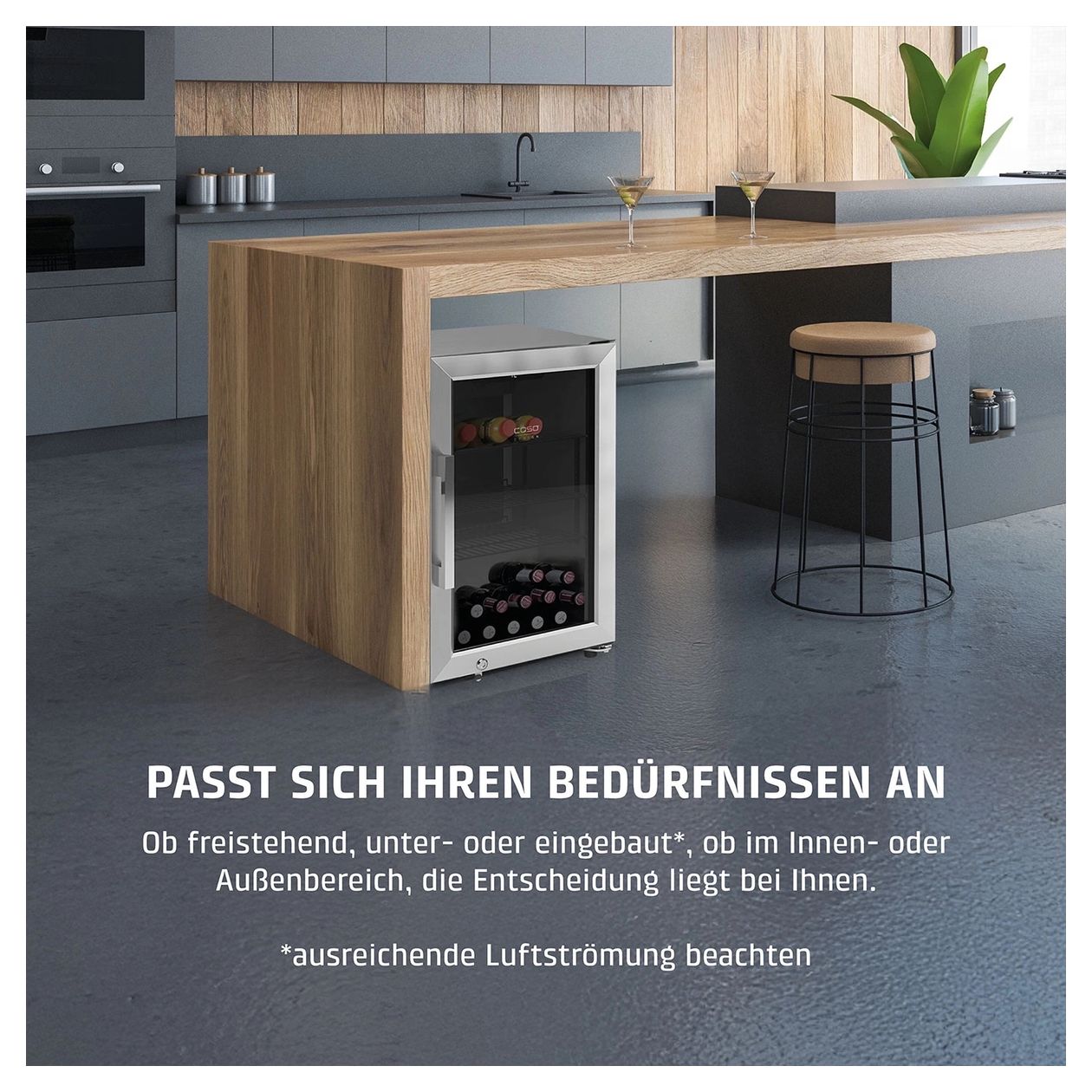 BBQ Deluxe-R Smart Weinkühler Freistehend 