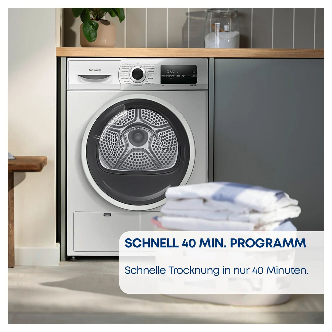 CWK6R204 Wärmepumpen Trockner Frontlader 