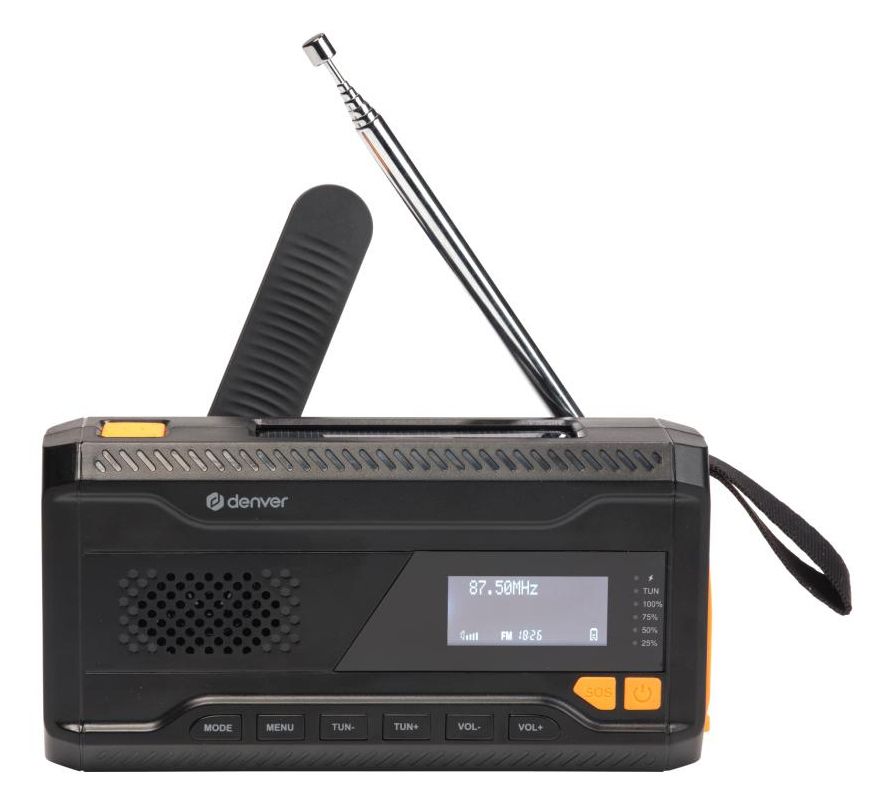 SCD-2033 DAB+, FM Radio Tragbar  (Schwarz) 