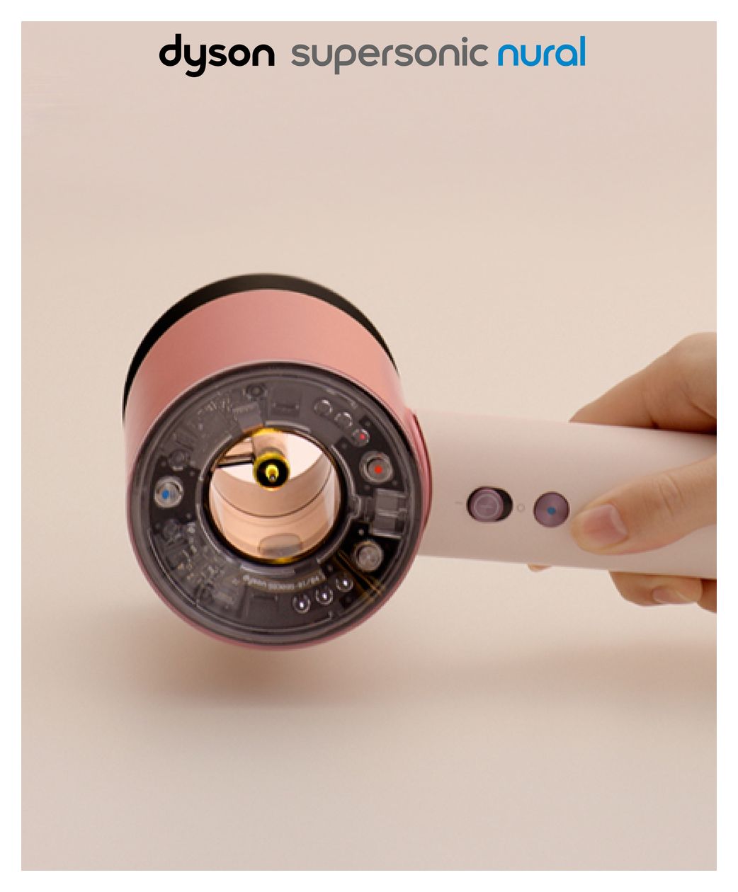 HD16 Supersonic Nural Haartrockner 1600 W  (Pink, Roségold) 