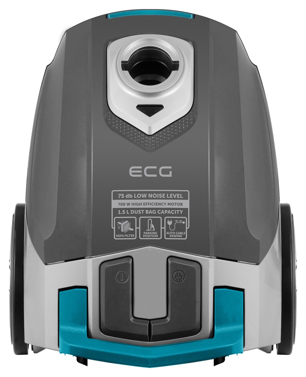 VP S1050 Bodenstaubsauger Beutellos 700 W HEPA  (Türkis, Grau) 