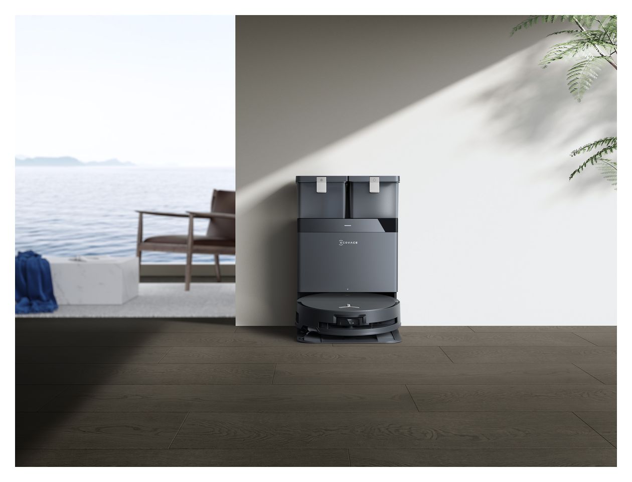 Deebot X8 Omni Saugroboter nass/trocken 125 min Akku  (Schwarz) 