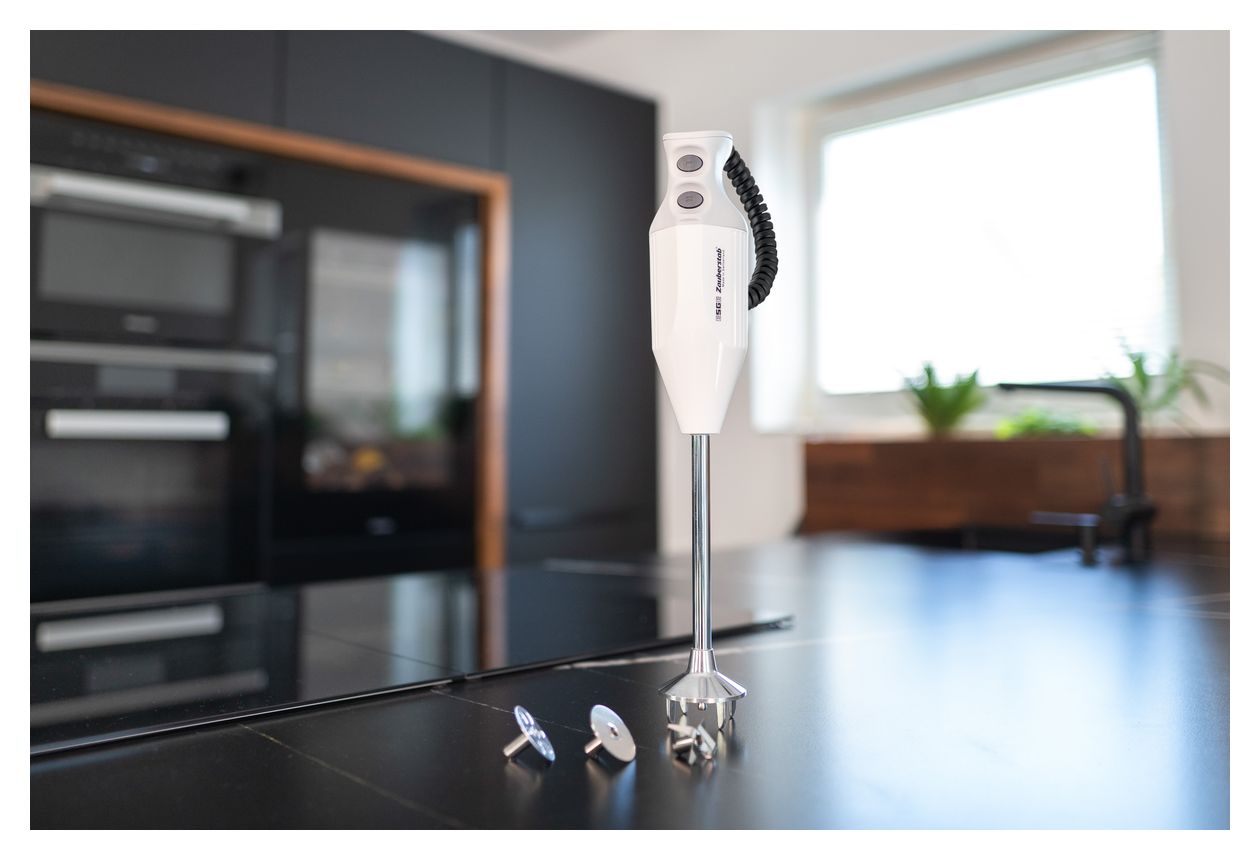 P200 Profi Zauberstab Stabmixer 200 W 2 Stufen (Grau, Edelstahl, Weiß) 