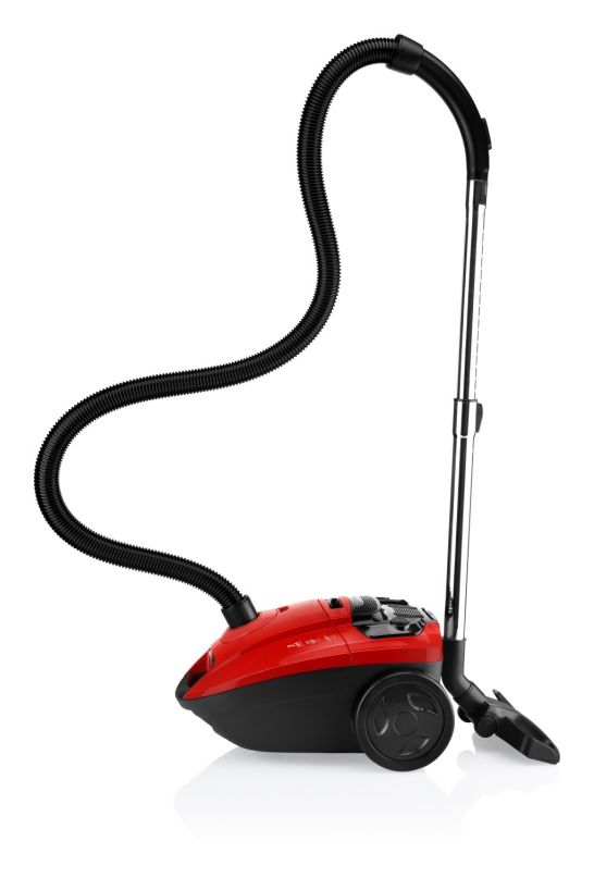 Diego Bodenstaubsauger mit Staubbeutel 800 W HEPA  (Rot) 