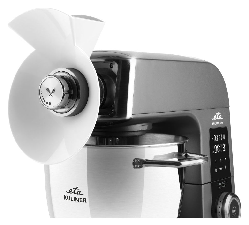 Gratus Kuliner II Max 1700 W Küchenmaschine 6,7 l mit Waage  (Grau) 