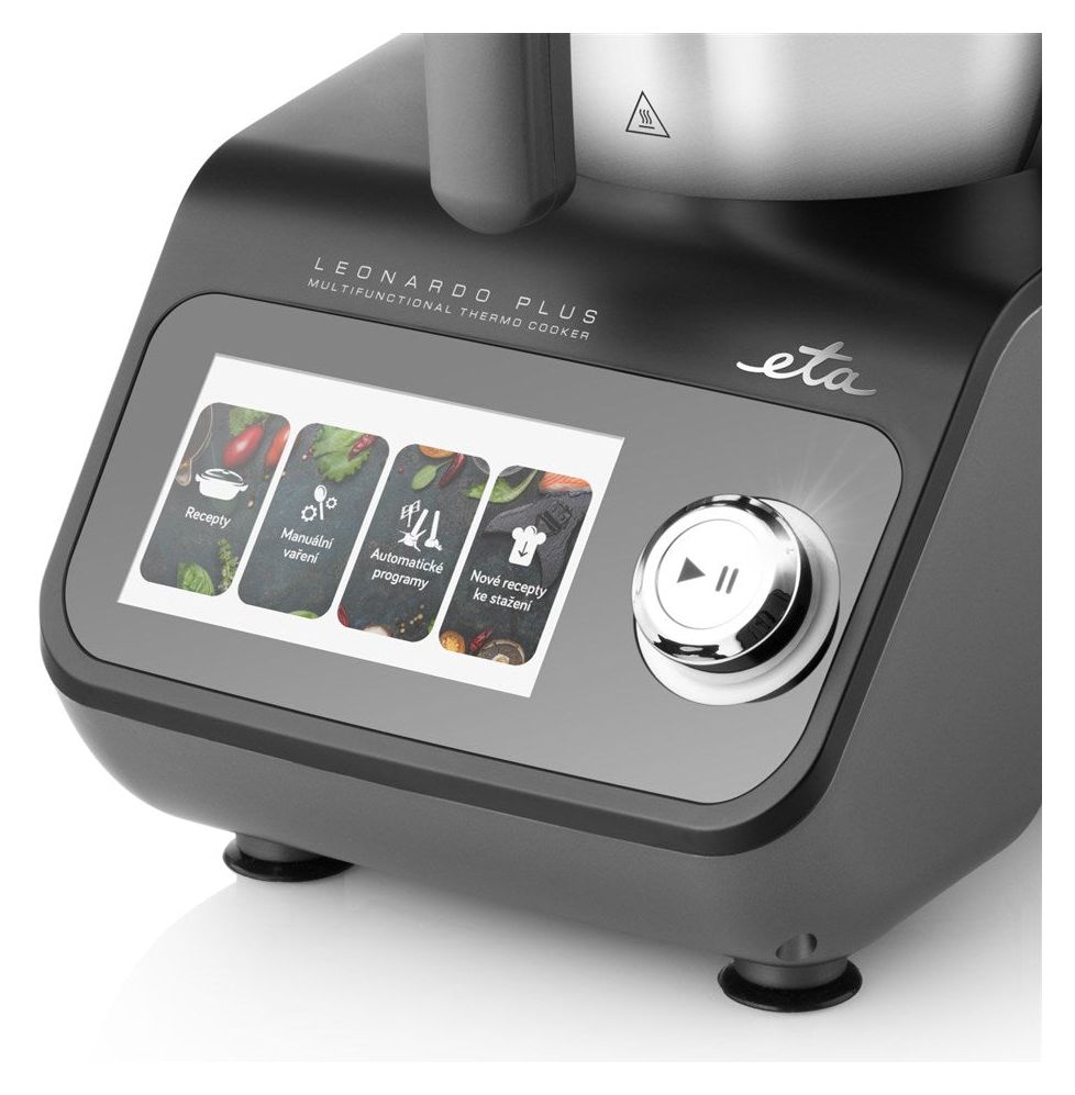 Leonardo Plus 600 W Küchenmaschine 3,5 l mit Waage  (Schwarz, Grau) 