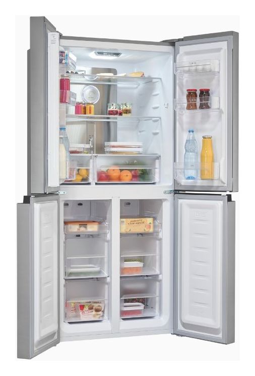 MD425-150-040C Side-by-Side Kühl-/ Gefrierkombination 271 l / 150 l 182 kWh NoFrost 1800 mm x 795 mm  (Schwarz, Edelstahl) 