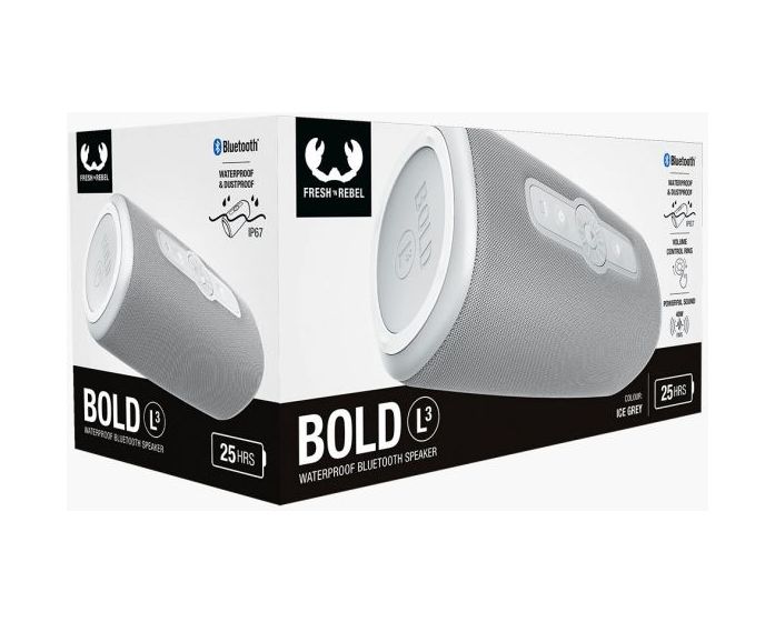 Rockbox Bold L3 40 W Bluetooth Lautsprecher IP67 Laufzeit bis 25 h  (Grau) 