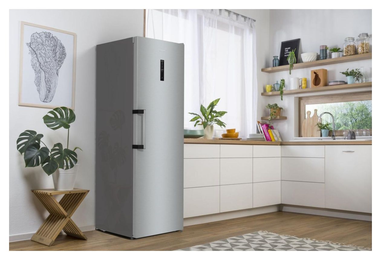 FN619DAXL6 280 l Gefrierschrank 198,72 kWh Jahr NoFrost (Grau, Edelstahl, Dunkles Grau) 