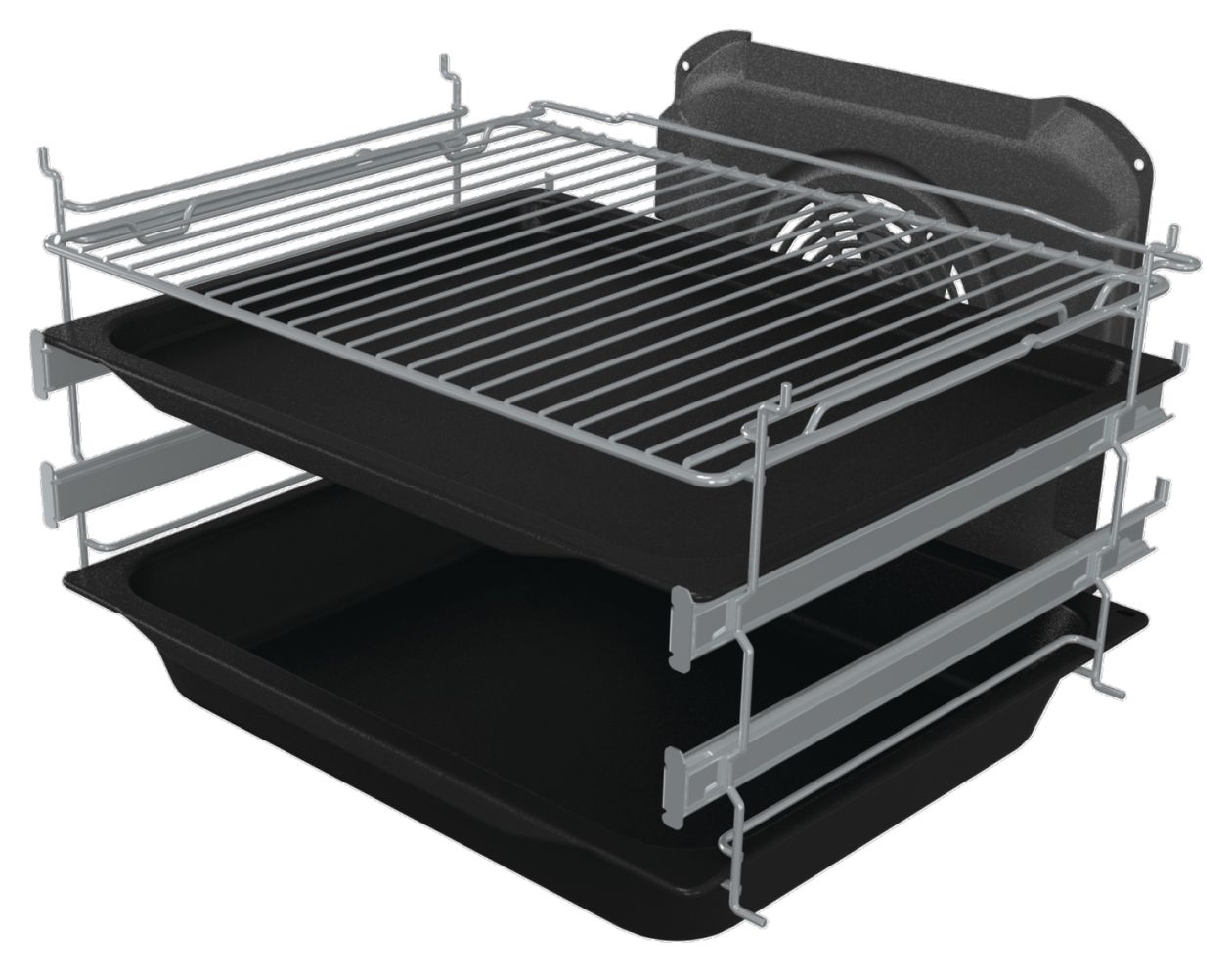 GEIT5C60BPG Freistehender Herd Elektro groß AquaClean mit Induktions Kochfeld 